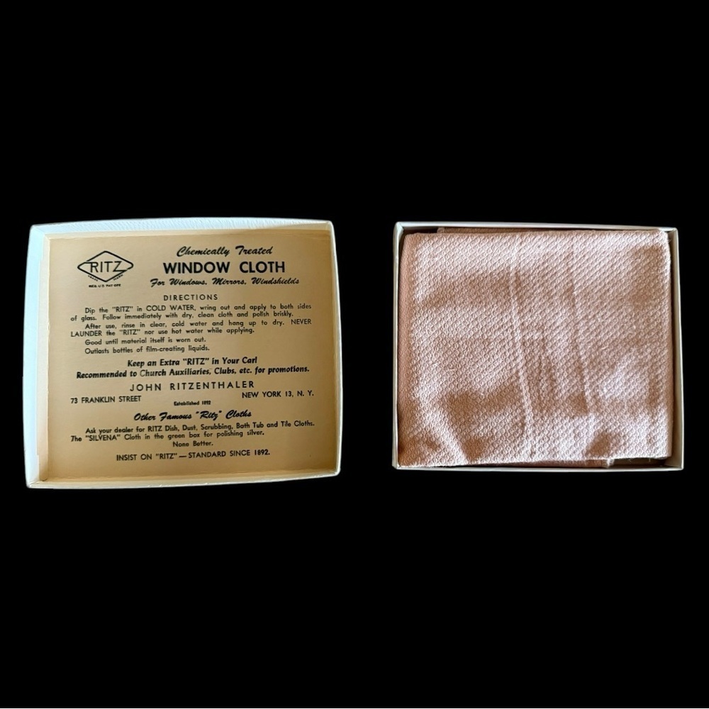 VINTAGE RITZ WINDOW CLOTH - Picture 2 of 5